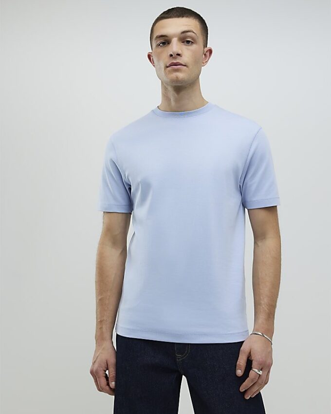 Blue Slim Fit T-Shirt