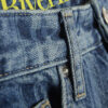 Blue Stripe Wide Leg Jeans