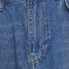 Blue Tailored Wide Leg Jeans