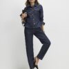 Blue Tapered Fit Jeans