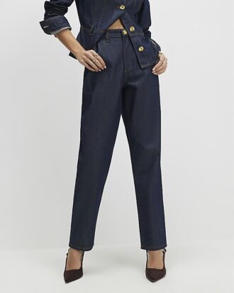 Blue Tapered Fit Jeans