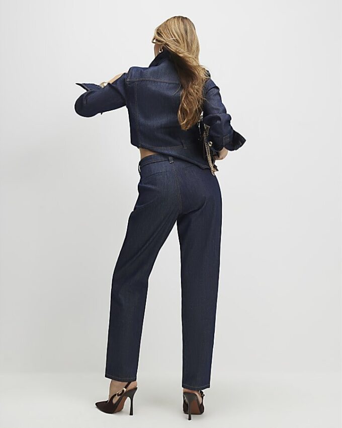 Blue Tapered Fit Jeans