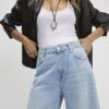 Blue Wide Leg Jeans
