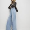 Blue Wide Leg Jeans