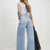 Blue Wide Leg Jeans