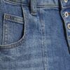 Blue Wide Leg Pocket Front Jeans