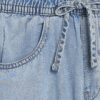 Blue Wide Leg Pyjama Style Jeans