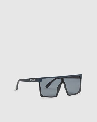 Boys Black Matte Visor Sunglasses