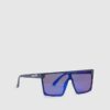 Boys Blue Matte Visor Sunglasses