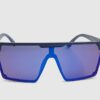 Boys Blue Matte Visor Sunglasses