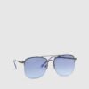 Boys Blue Metal Navigator Sunglasses