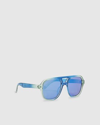 Boys Blue Ombre Aviator Sunglasses