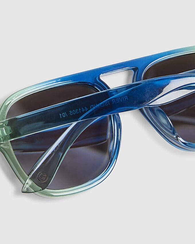 Boys Blue Ombre Aviator Sunglasses