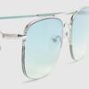 Boys Blue Ombre Metal Navigator Sunglasses
