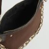 Brown Chain Front Cross Body Bag