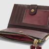 Brown Cherry Monogram Print Mini Purse