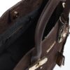 Brown Faux Suede Tote bag