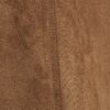 Brown Faux Suede Wrap Midi Skirt