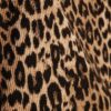 Brown Leopard Print Long Sleeve Fitted Top