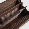 Brown Leopard Print Pocket Front Purse