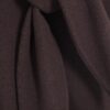 Brown Long Sleeve Scarf Tie Neck Cosy Top