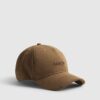 Brown MCMXII Faux Suede Cap
