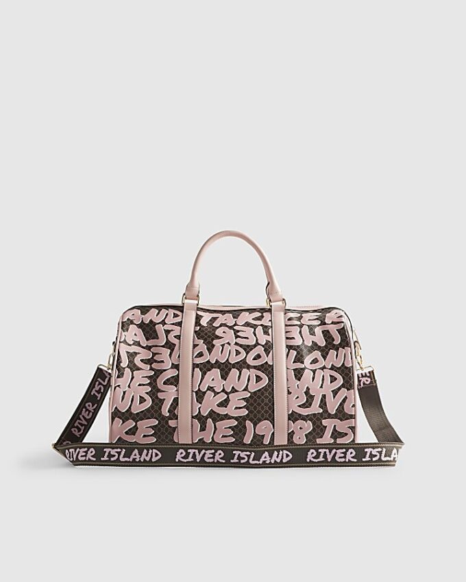 Brown Monogram Graffiti Barrell Bag Bundle