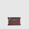 Brown Monogram Strawberry Print Mini Purse