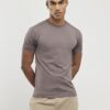 Brown Muscle Fit T-Shirt