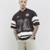 Brown Oversized Fit Bandana 72 Sports T-Shirt