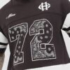 Brown Oversized Fit Bandana 72 Sports T-Shirt