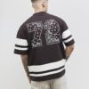 Brown Oversized Fit Bandana 72 Sports T-Shirt