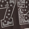 Brown Oversized Fit Bandana 72 Sports T-Shirt