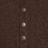 Brown Popper Rib Top