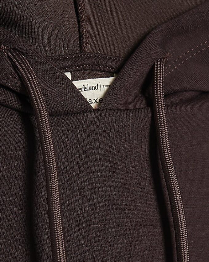 Brown Premium Long Sleeve Hoodie