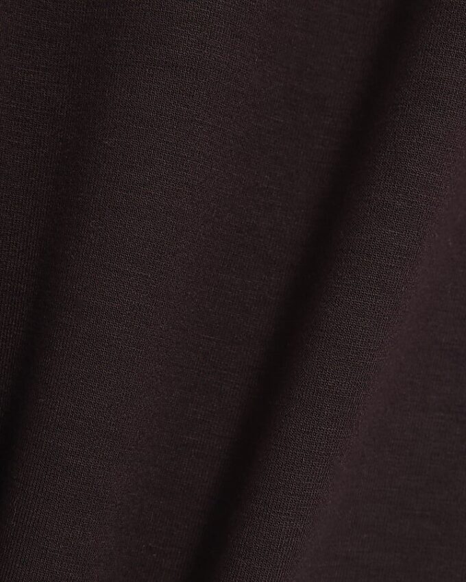 Brown Premium Long Sleeve Tie Front Top