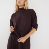 Brown Premium Long Sleeve Top