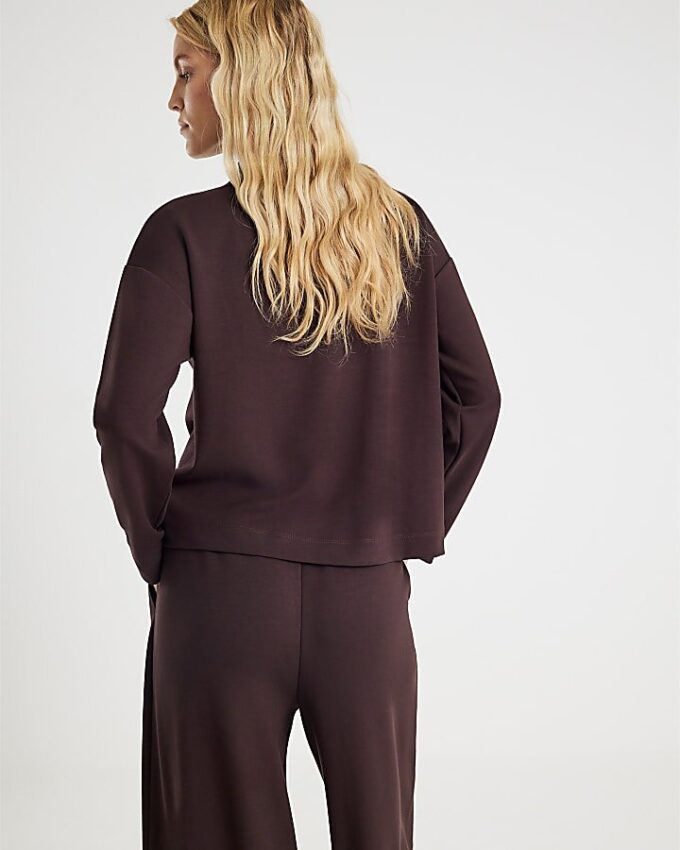 Brown Premium Long Sleeve Top