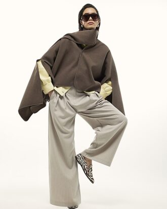 Brown Scarf Cape