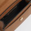 Brown Small Top Handle Tote Bag