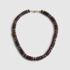 Brown Wooden Beaded Necklace