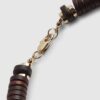 Brown Wooden Beaded Necklace