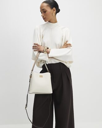 Cream Bucket Bag