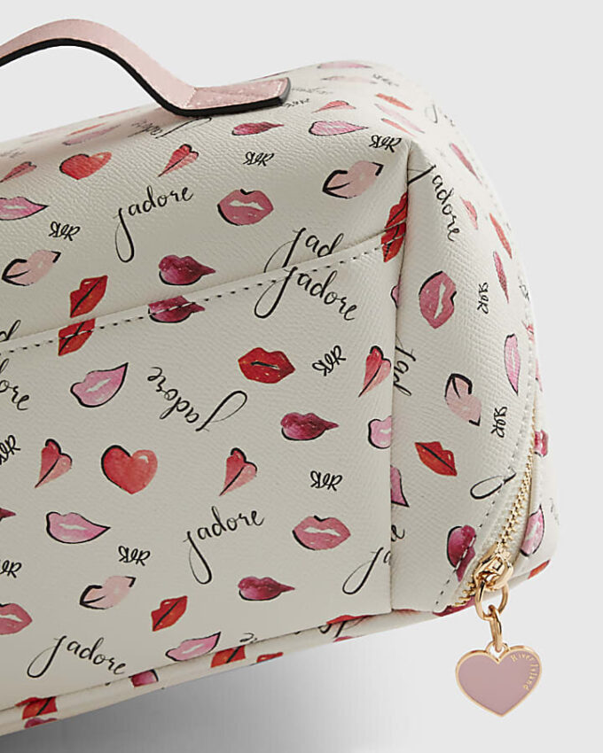 Cream J’adore Makeup Bag