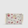 Cream Jadore Mini Card holder Purse