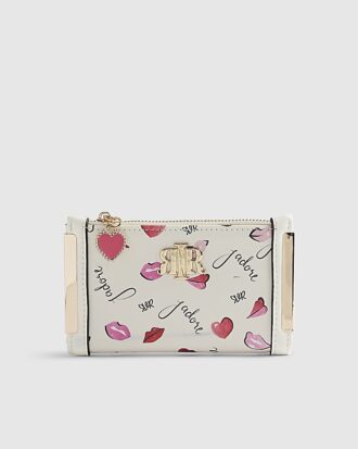 Cream Jadore Mini Card holder Purse