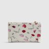 Cream Jadore Mini Card holder Purse