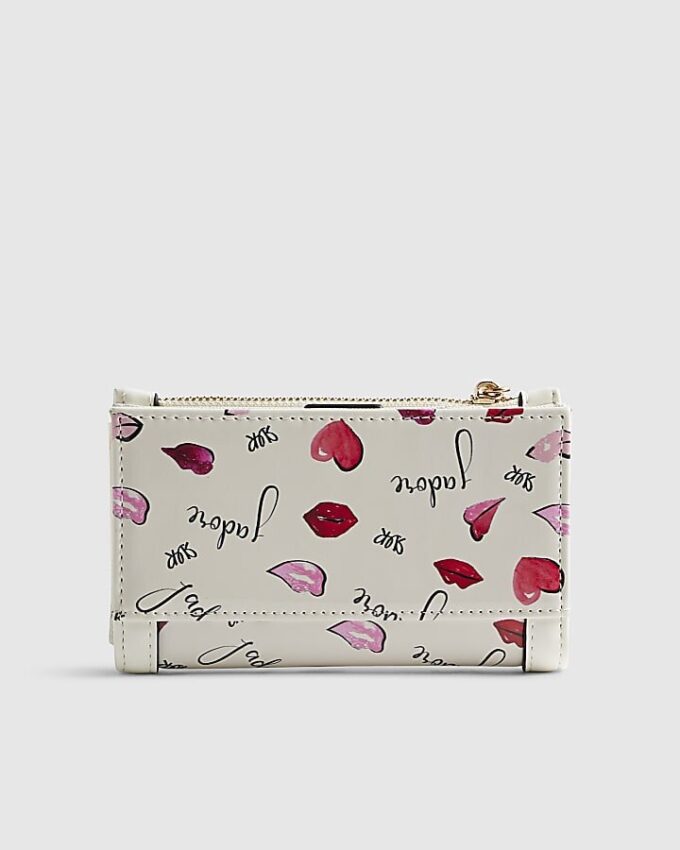 Cream Jadore Mini Card holder Purse