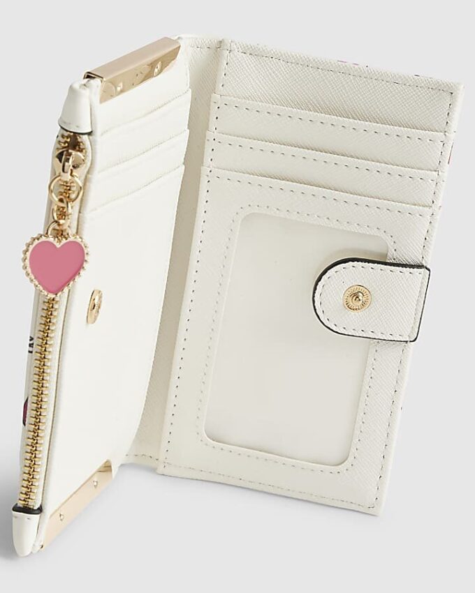 Cream Jadore Mini Card holder Purse