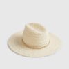 Cream Lace Fedora Hat